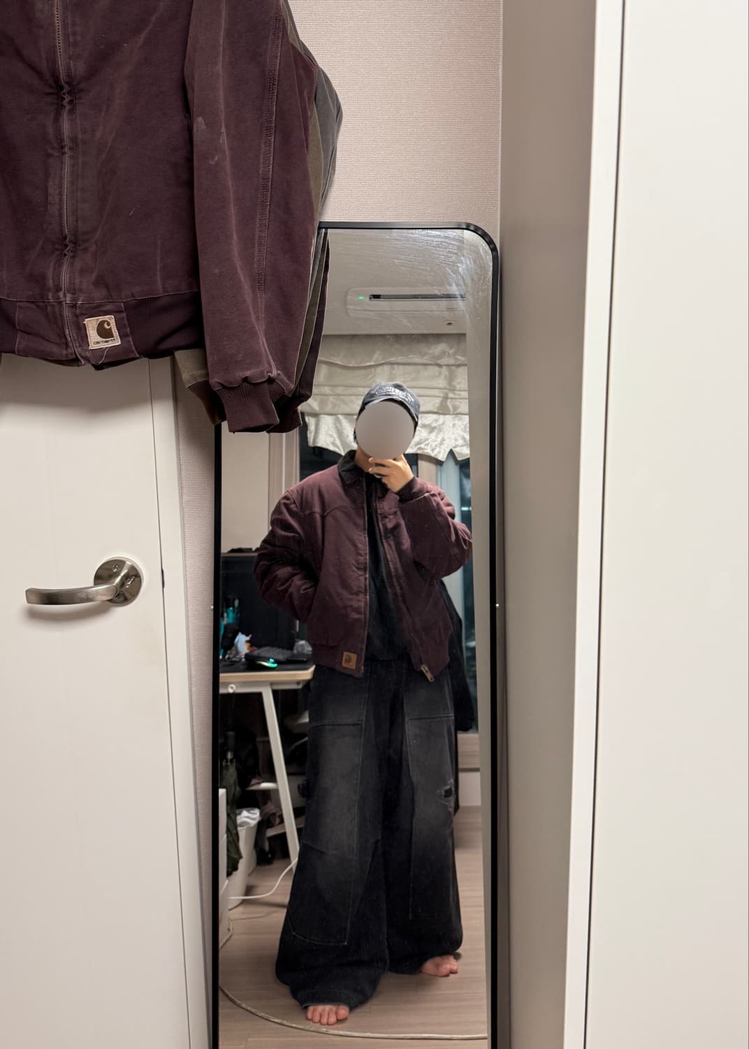 (희귀빈티지)[M]칼하트 디트로이트 J14 구형 산타페 자켓 BRG 상품이미지2