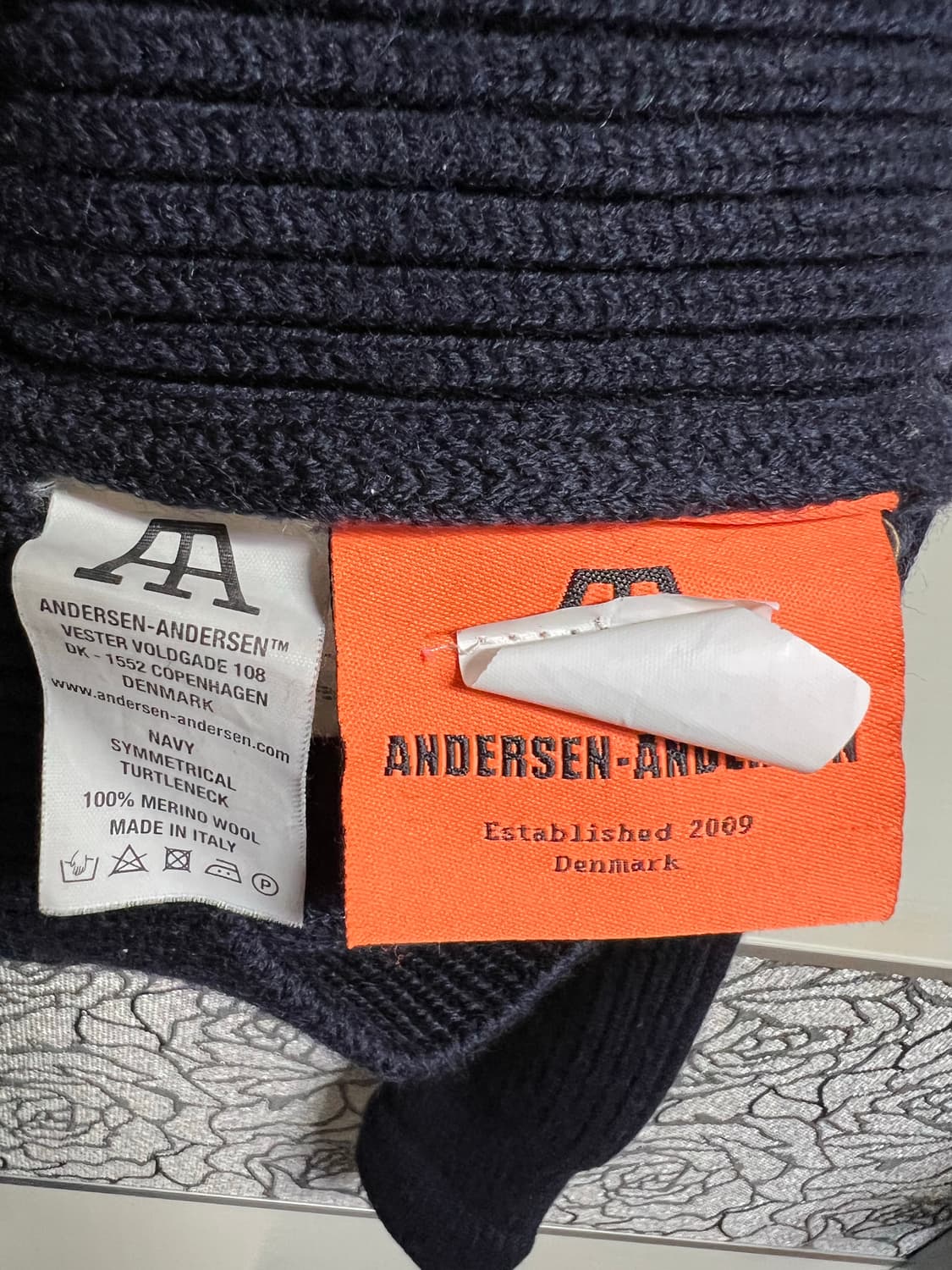 안데르센 안데르센 네이비 터틀넥  상품이미지4