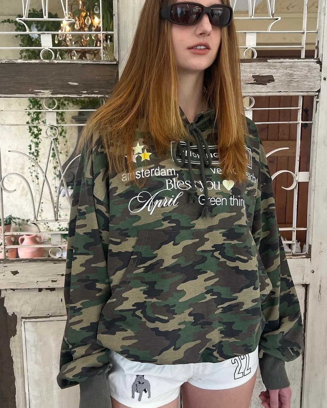 VENYJOPRODUCT Camo 그래픽 후드 사이즈 4 상품이미지1