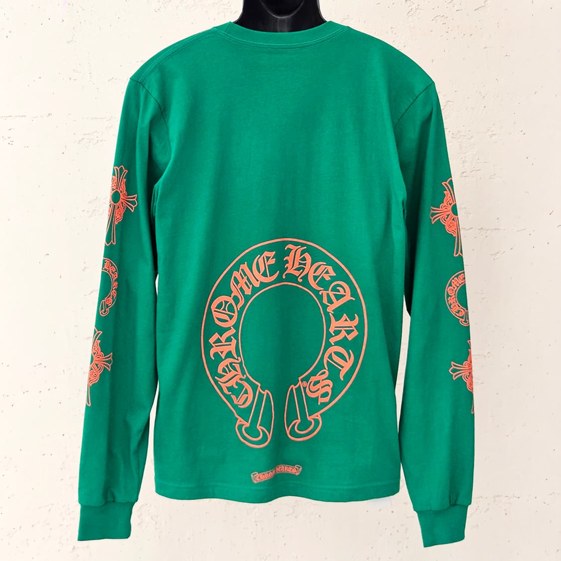 [L] 미사용 크롬하츠 말발굽 롱슬리브 그린 B1213C128 상품이미지5