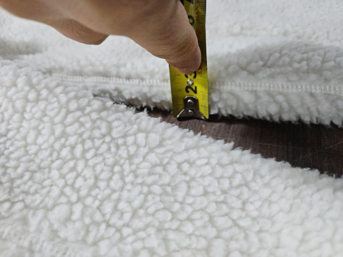 네파 아이보리 뽀글이 플리스 자켓  90  XS 상품이미지6