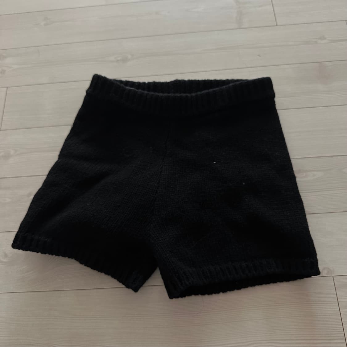 더오유 knit shorts black 사이즈s 상품이미지2