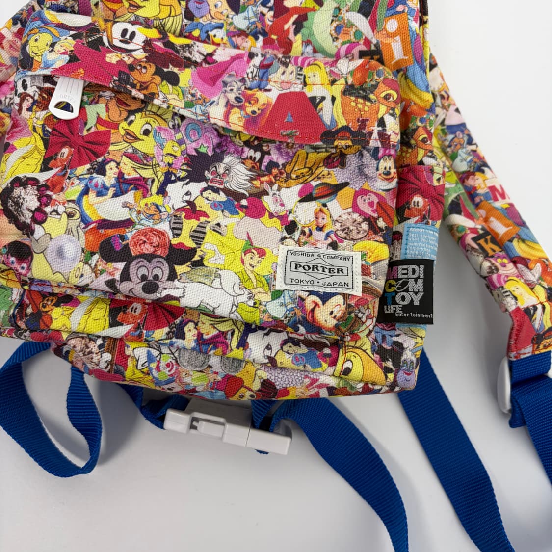 요시다포터 메디컴토이 디즈니 패턴 미니 백팩 가방 상품이미지3