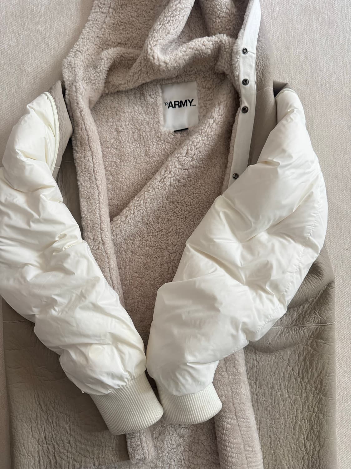 Yves Salomon YS Army Lamb Shearling Park 상품이미지6