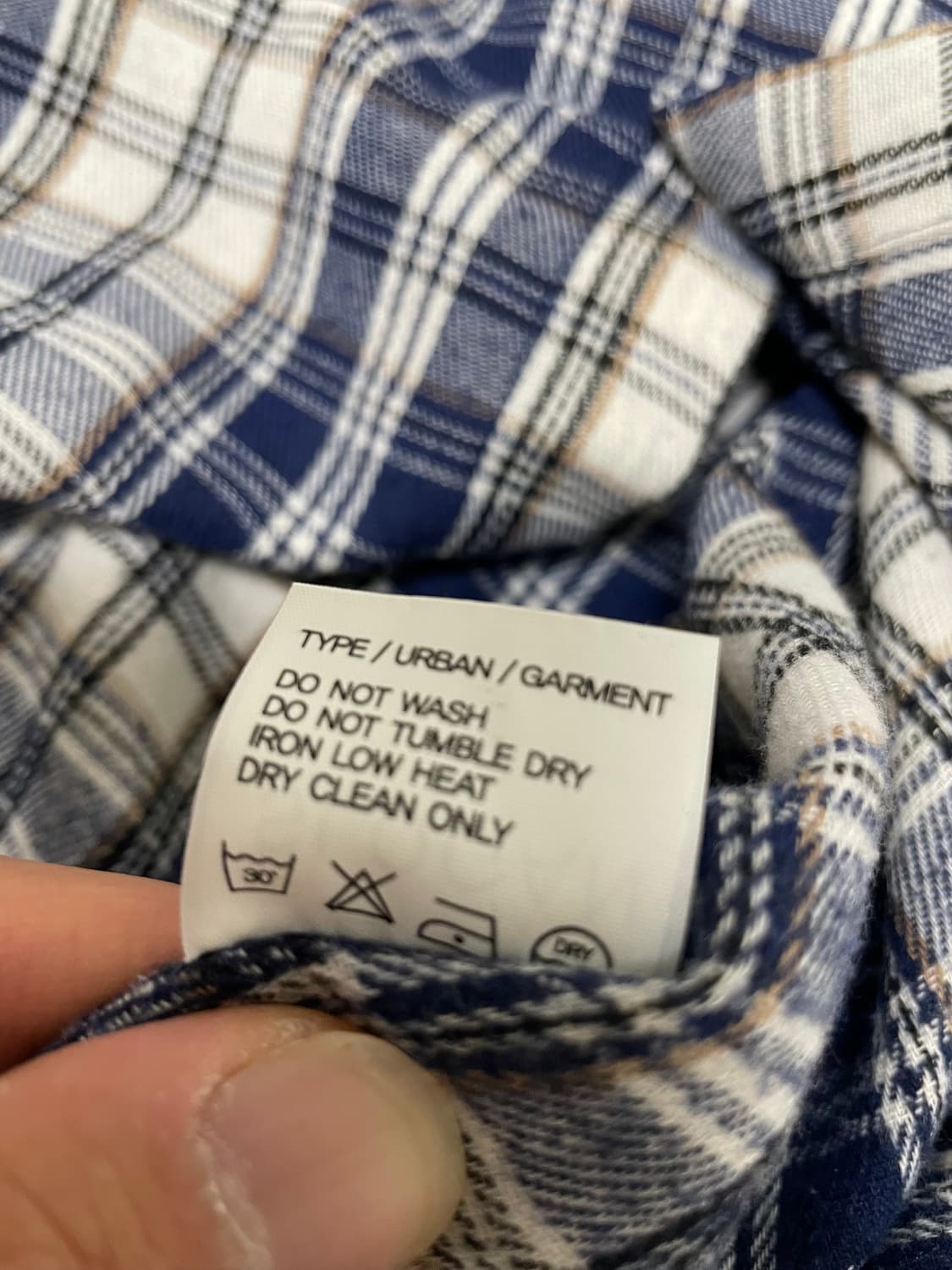 빈티지 체크 후드 셔츠 상품이미지4