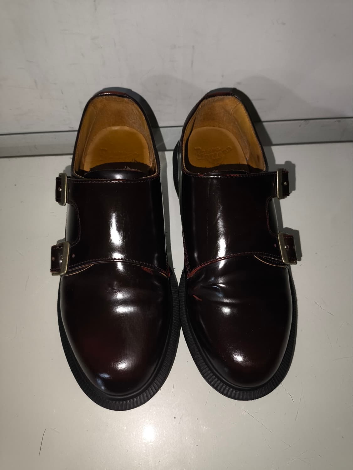 us l 6 230mm 닥터마틴 판도라 버건디 더블몽크 상품이미지4