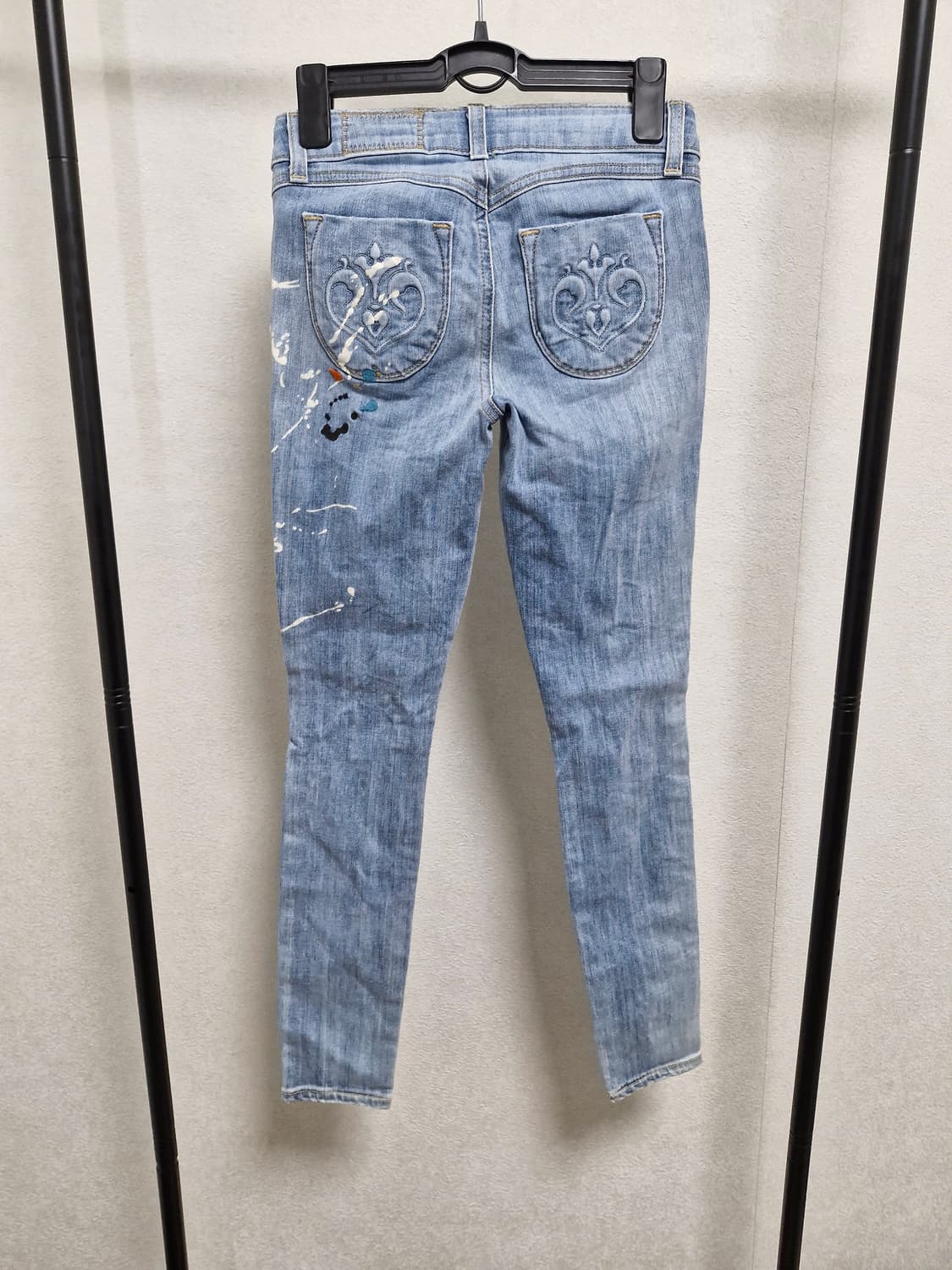 [23] SIWY 씨위 페인트 스플래터 스키니 데님 상품이미지2