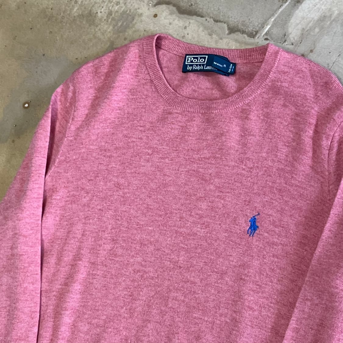 M 폴로랄프로렌 핑크 메리노 울 니트 상품이미지1