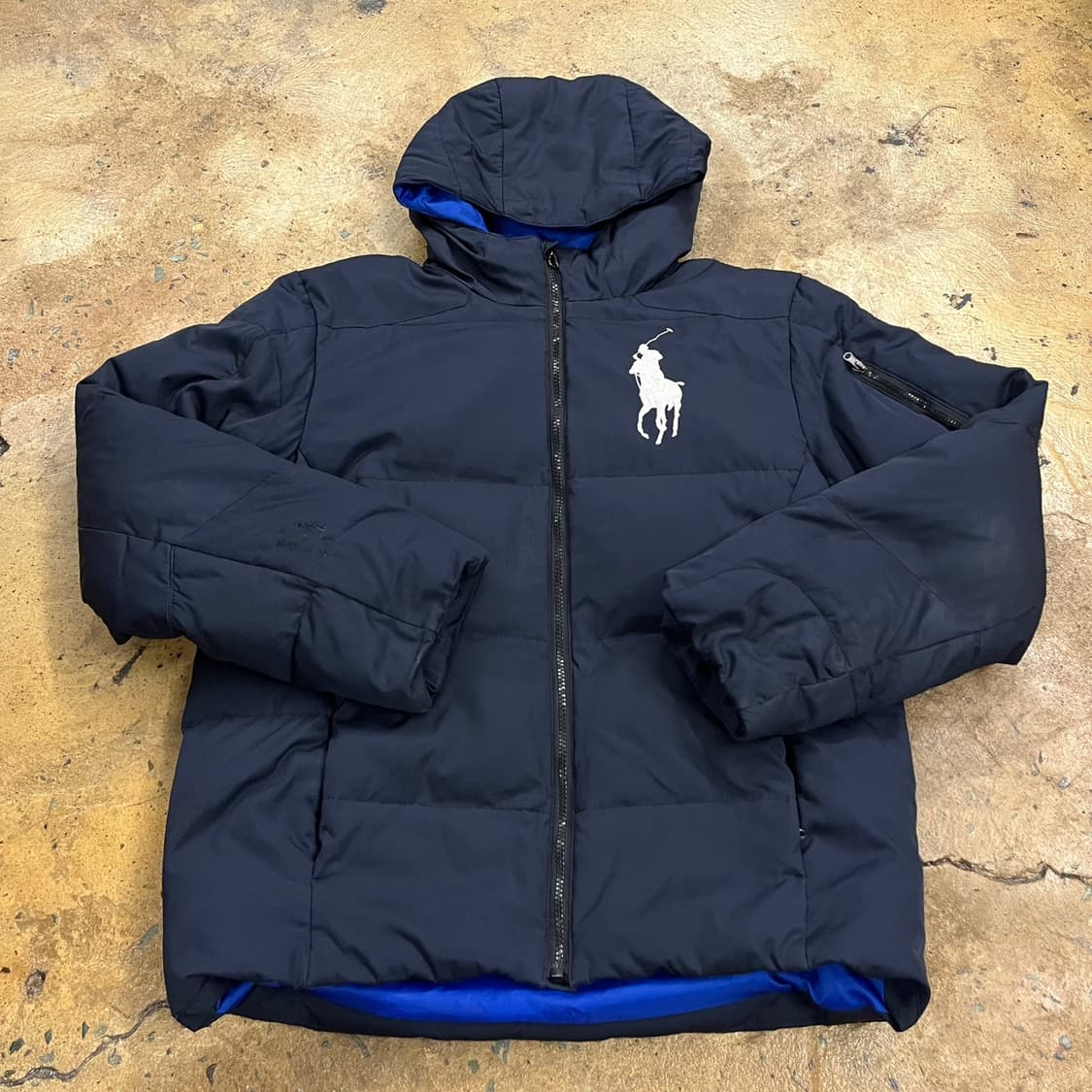[정품/XL] 폴로 랄프로렌 빅포니 패딩 네이비 b14 상품이미지2