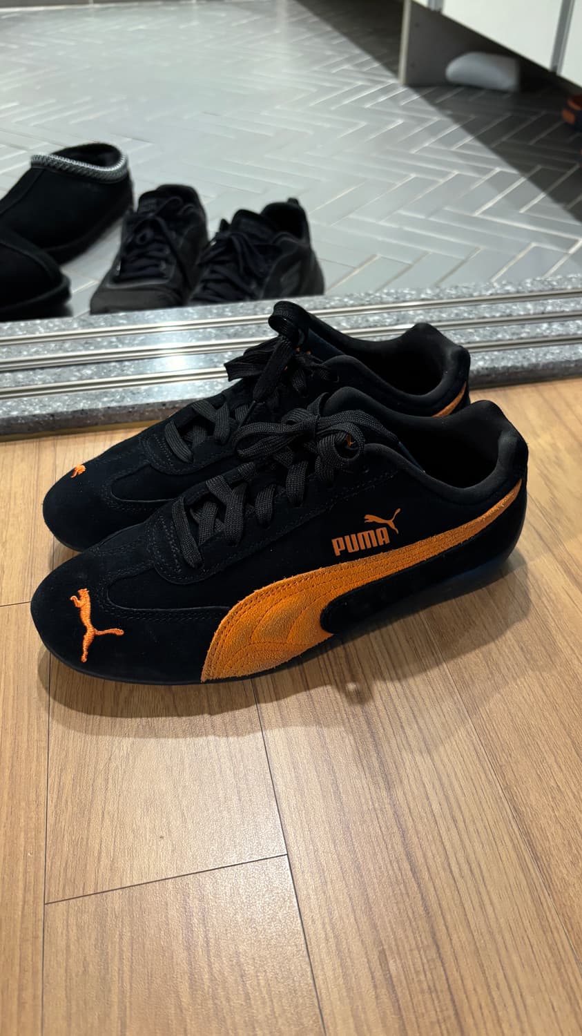 푸마 스피드캣 블랙 오렌지 240mm 상품이미지1