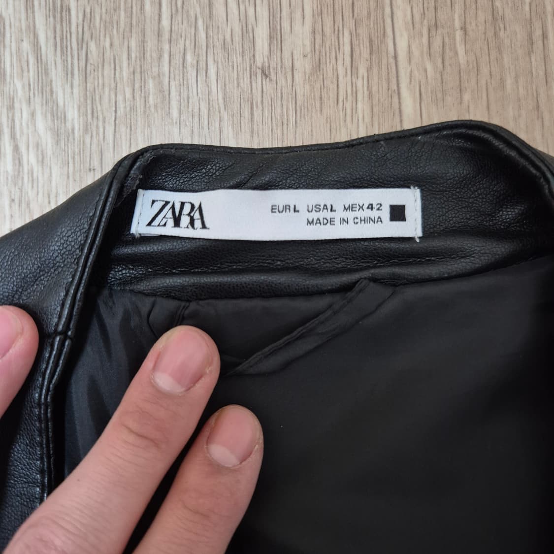 ZARA 자라 가죽자켓 L(100) 상품이미지4