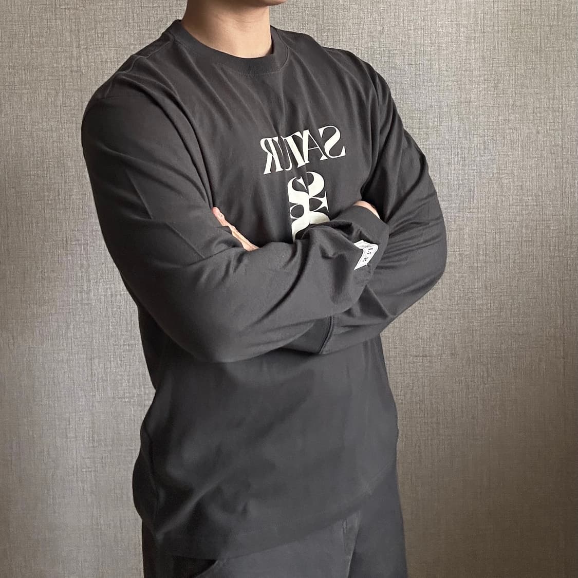 SATUR 세터 클래식 로고 롱슬리브 상품이미지3