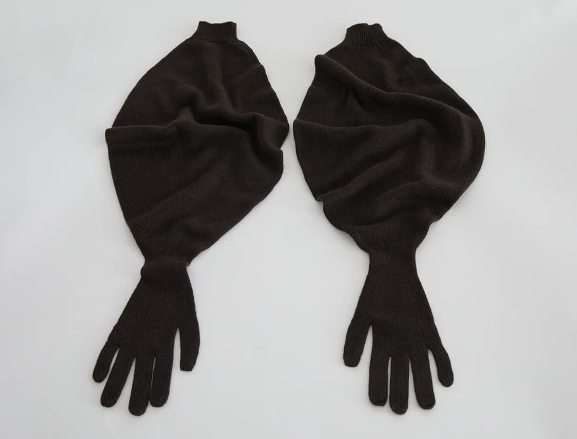 [XS/S]팔로마울 Flake 벌룬 장갑/브라운 상품이미지4