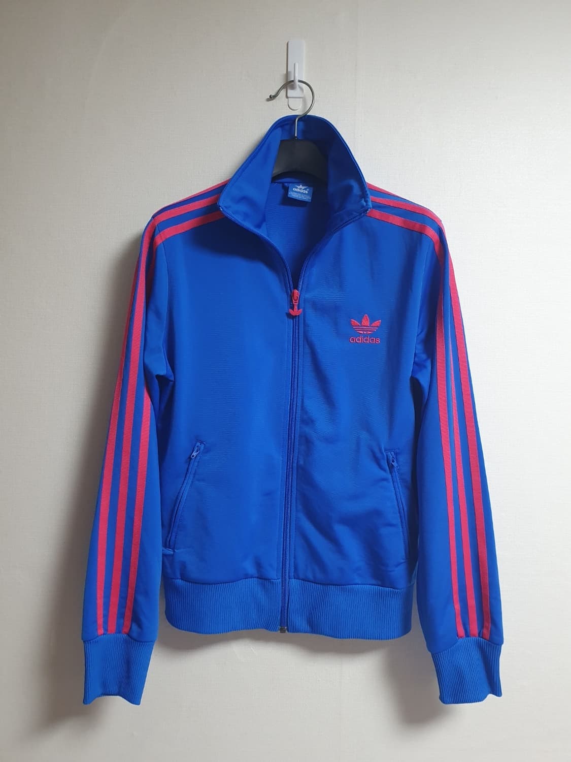 아디다스 져지 블루 핑크 삼선 트랙탑 파이어버드 95 상품이미지2