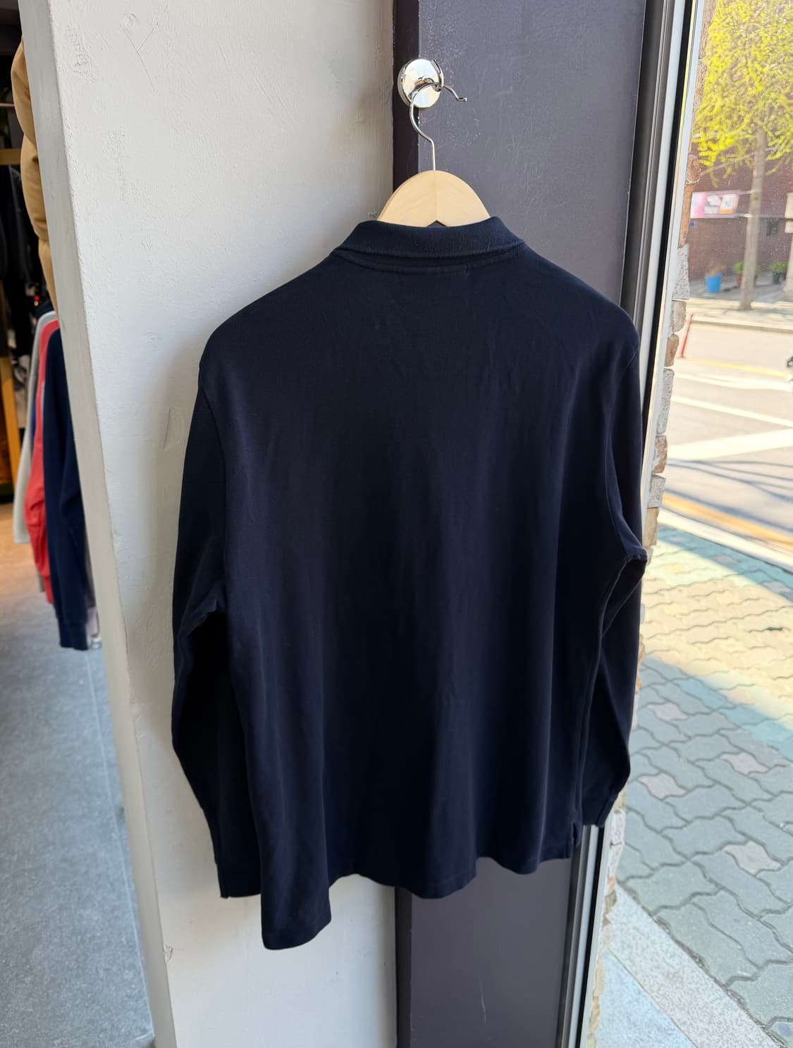 XL/ 버버리 신형 로고 자수 폴로 긴팔 상품이미지8