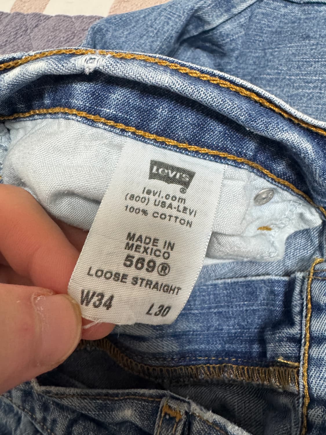 리바이스 569 데님 팬츠 상품이미지4