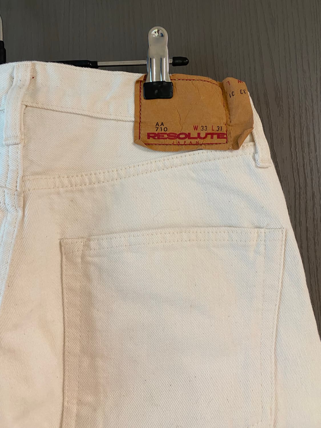 레졸루트 아이보리 710 데님 팬츠 상품이미지2
