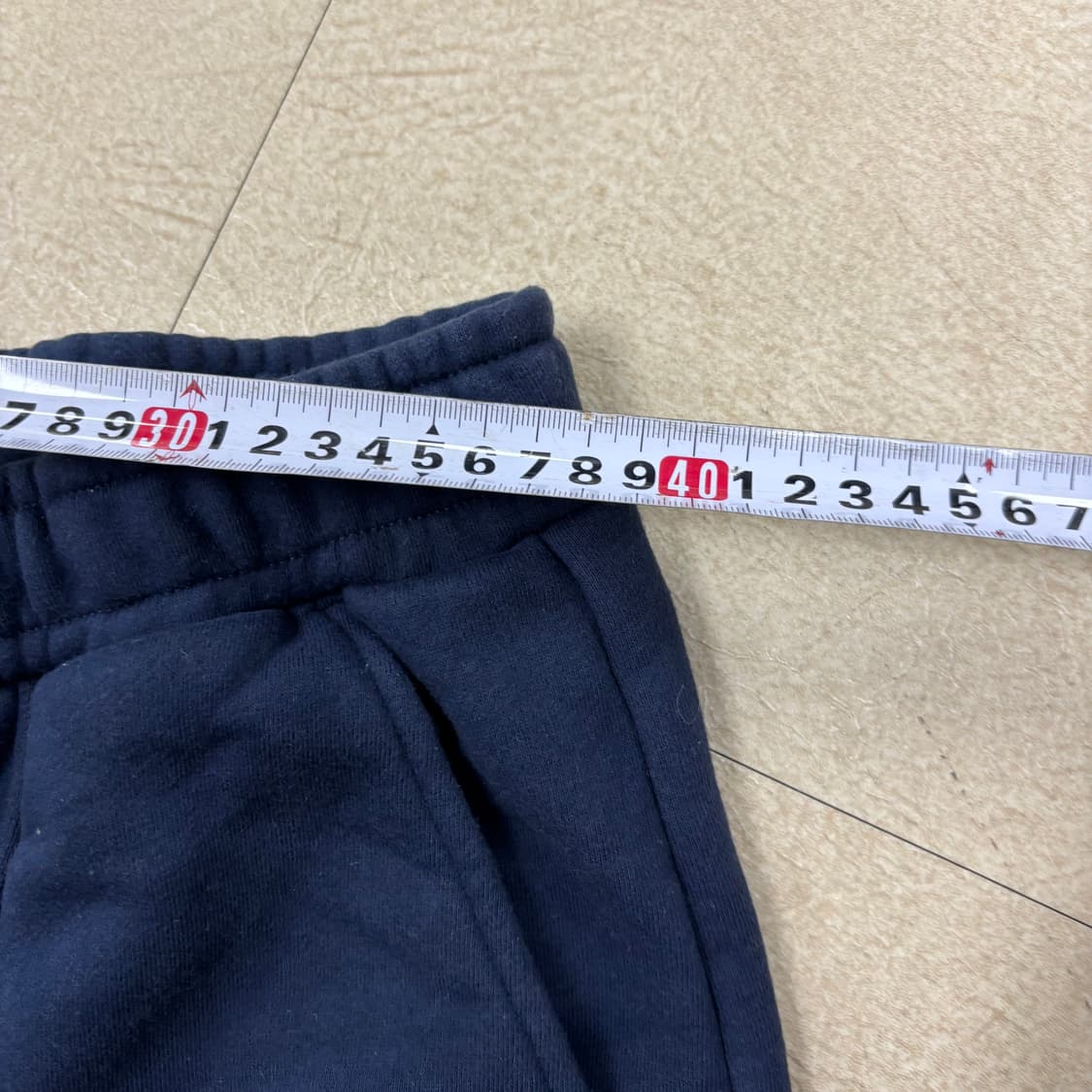 예일 스몰로고 네이비 반바지 상품이미지5