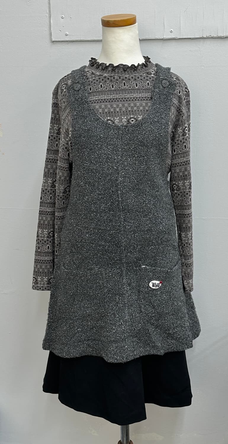 🪶하구미의 에스닉 러블리 코디세트🪶 원피스 레이어드 가을 겨울 그런지 상품이미지10