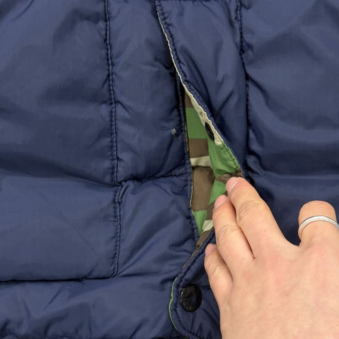 데님앤서플라이랄프로렌 리버시블 패딩 베스트 v2578 상품이미지9