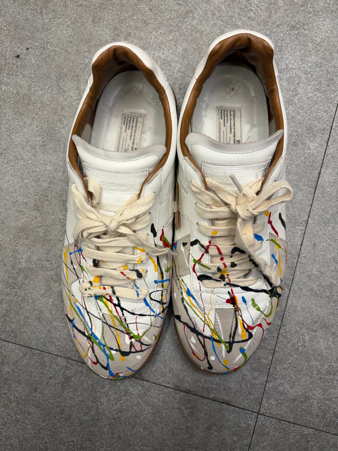 [43][275] 마르지엘라 독일군 페인팅 스니커즈 상품이미지1