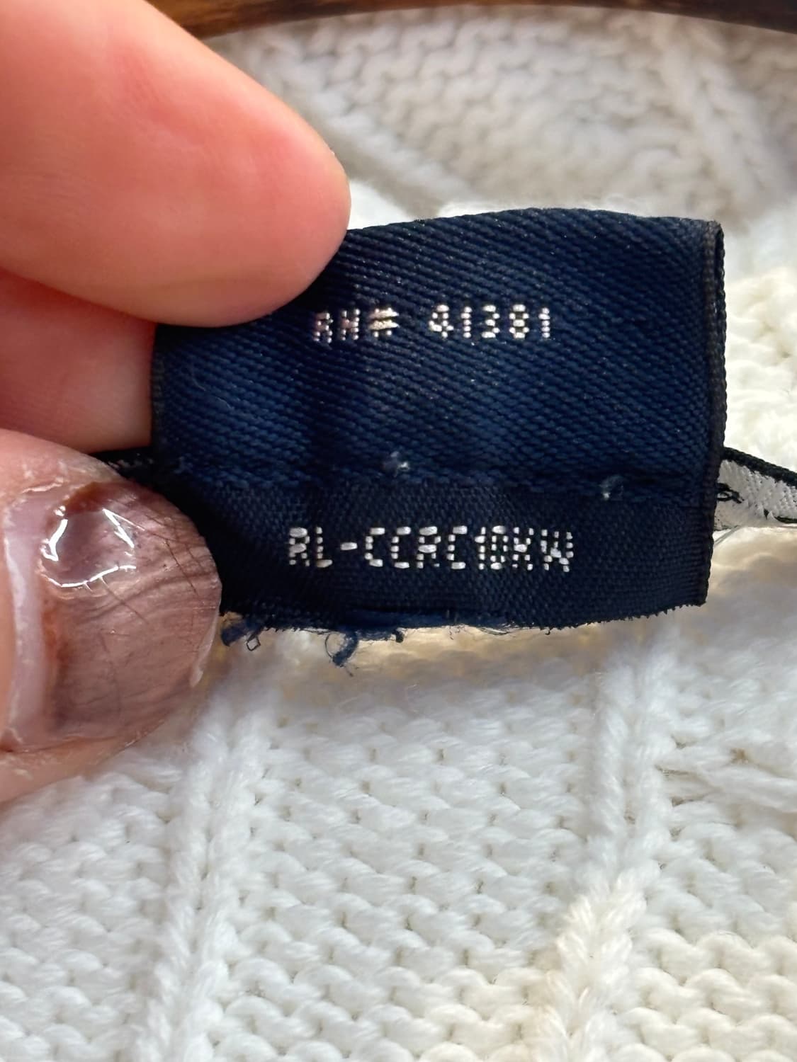 폴로 랄프로렌 우먼 케이블 니트 후드집업 상품이미지9