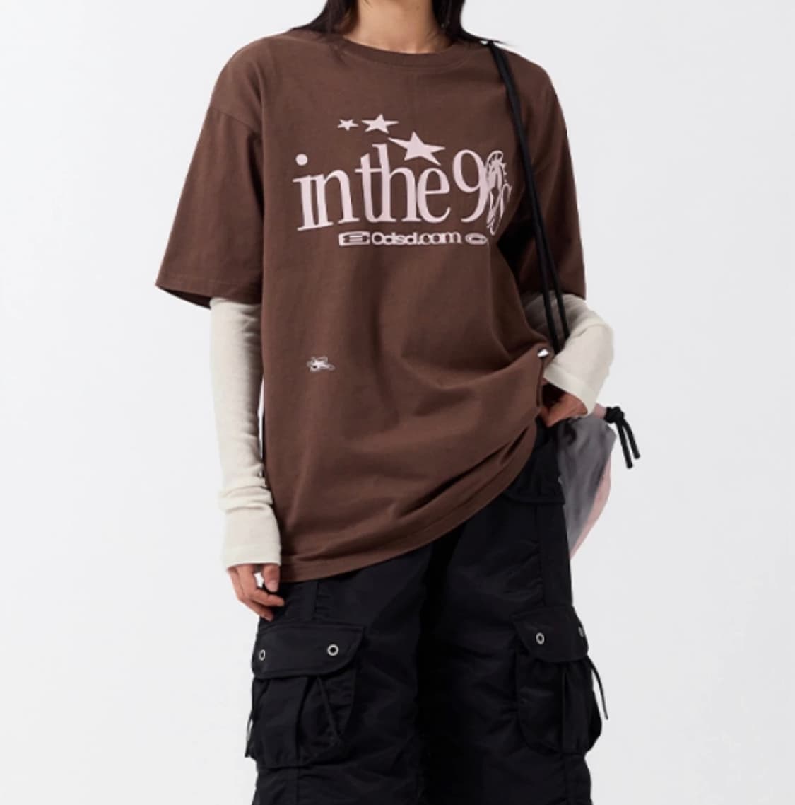 오드스튜디오 인더나인티스 그래픽 오버핏 티셔츠 M 상품이미지1