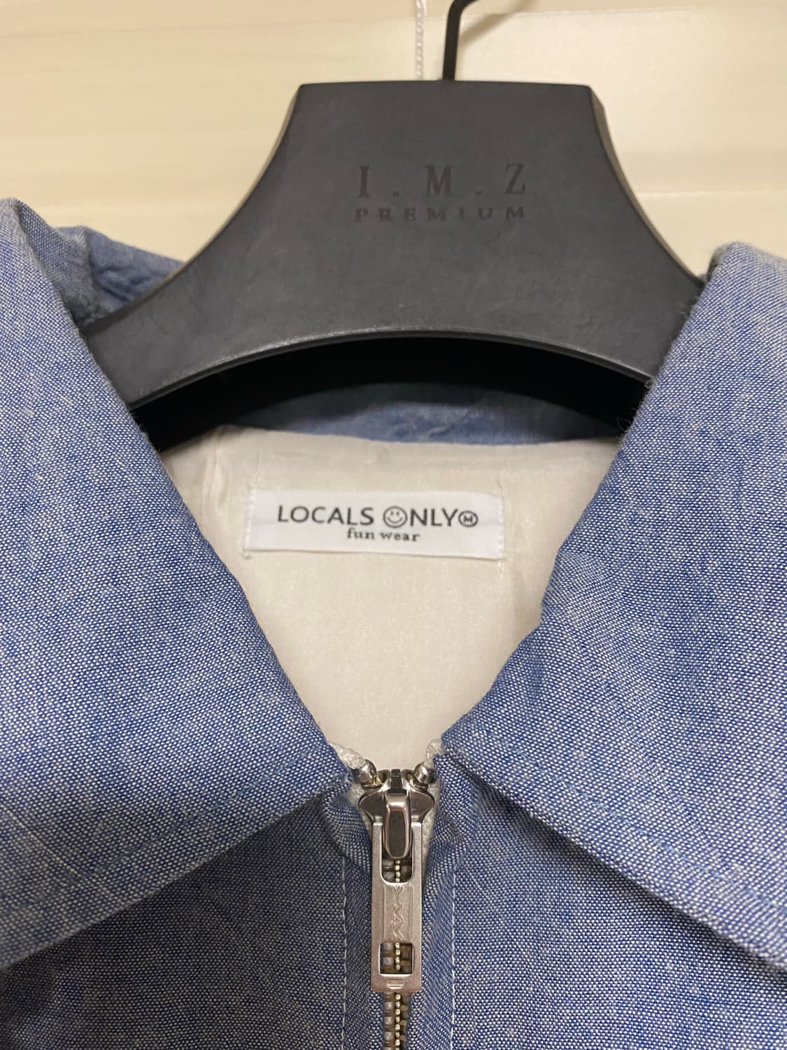 로컬스온리 Locals Only 샴브레이 웨스턴 블루종 상품이미지5