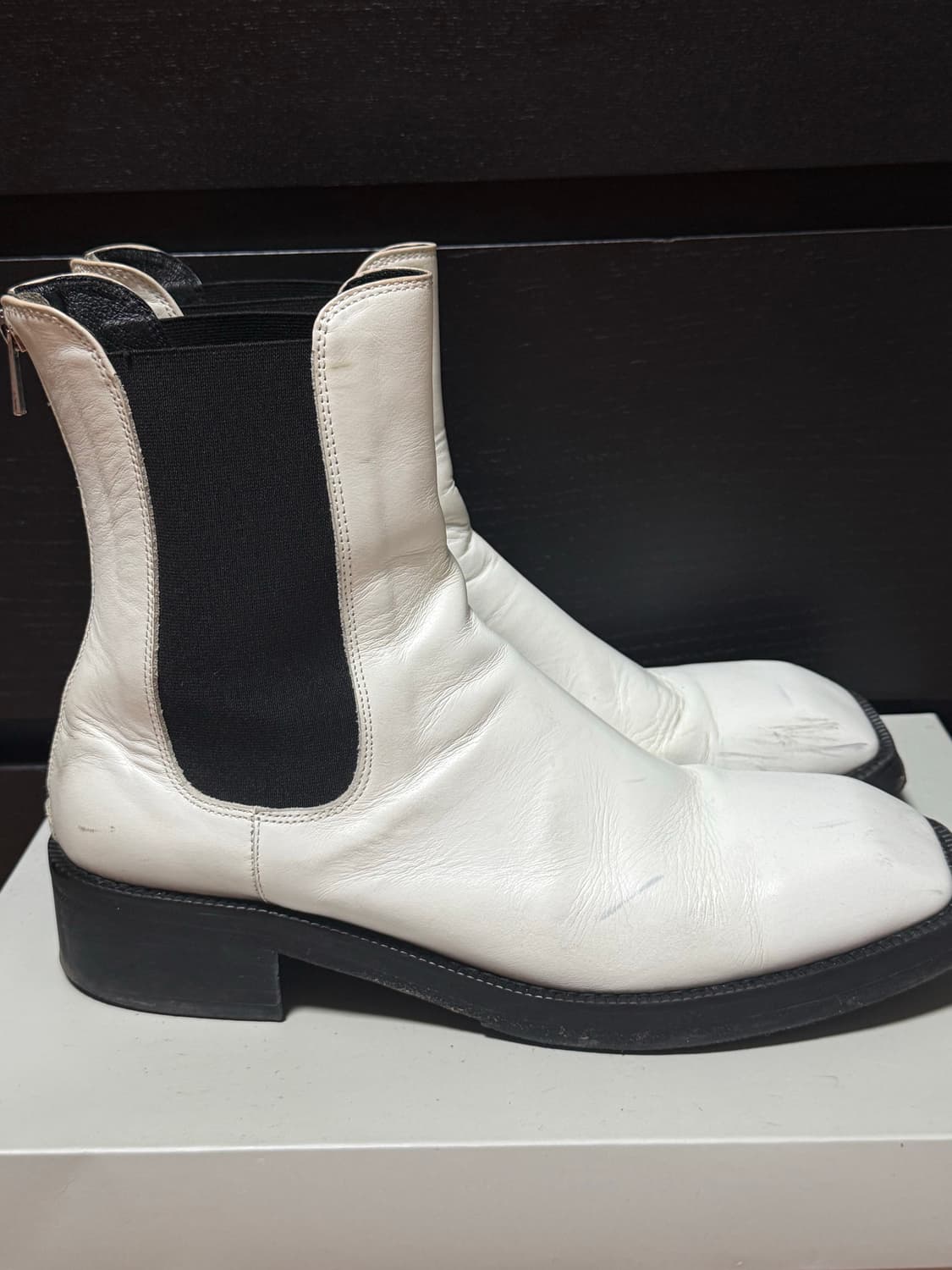 후망 화이트 부츠 비브람솔 270 ㅍㅍ 상품이미지4