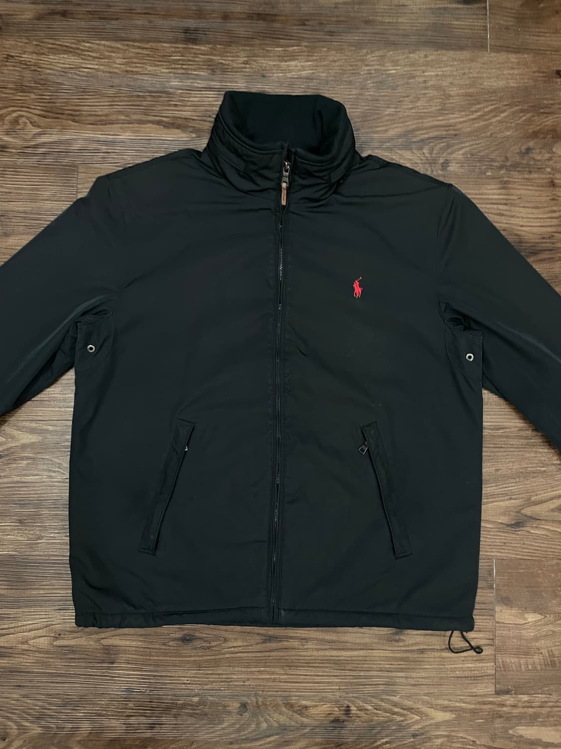 폴로 랄프로렌 폴리쉘 페리 기모 자켓 블랙 상품이미지1