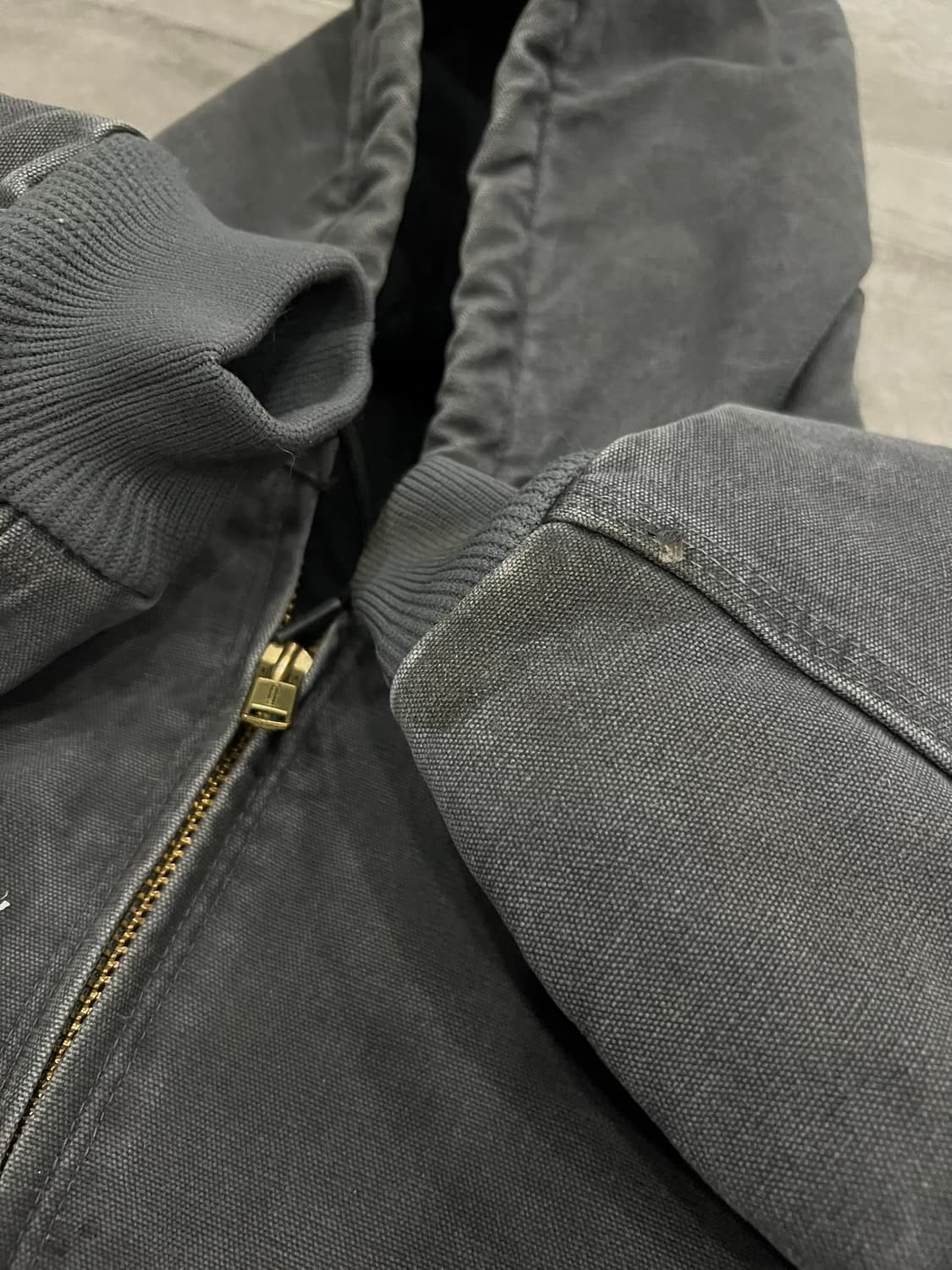 (L) 칼하트 후드 덕 액티브 자켓 J130 GVL 그래블 상품이미지9