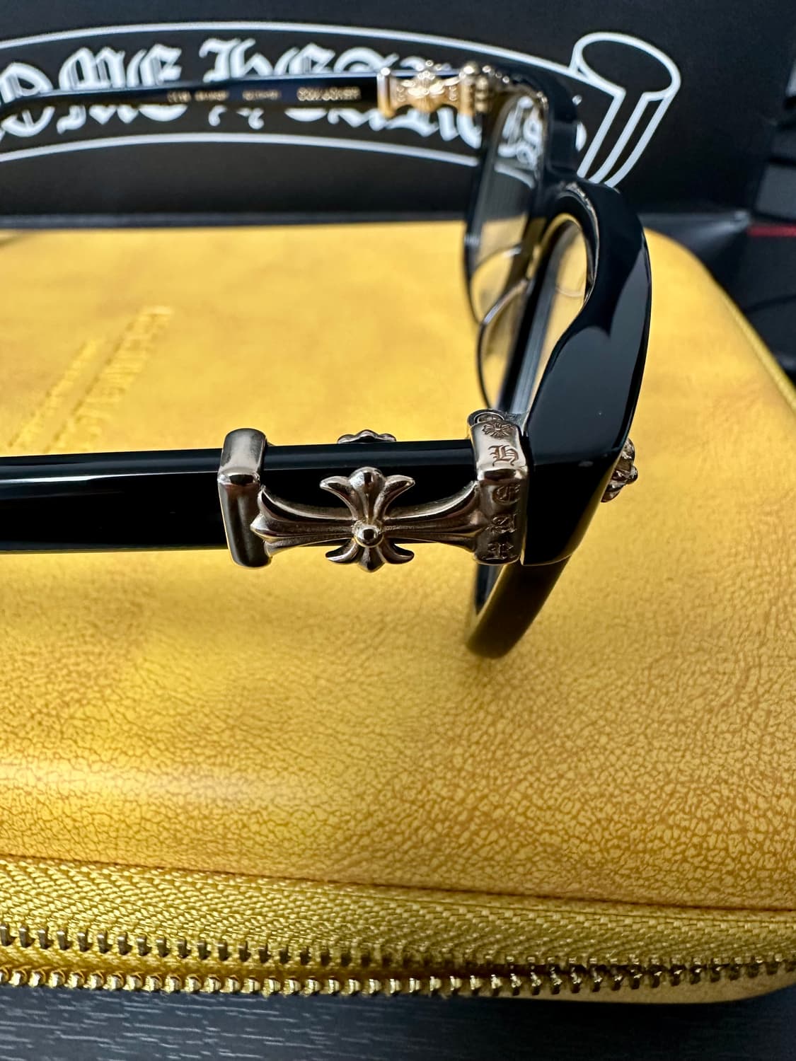 크롬하츠 콕스어커 블랙/골드 새상품급 상품이미지5