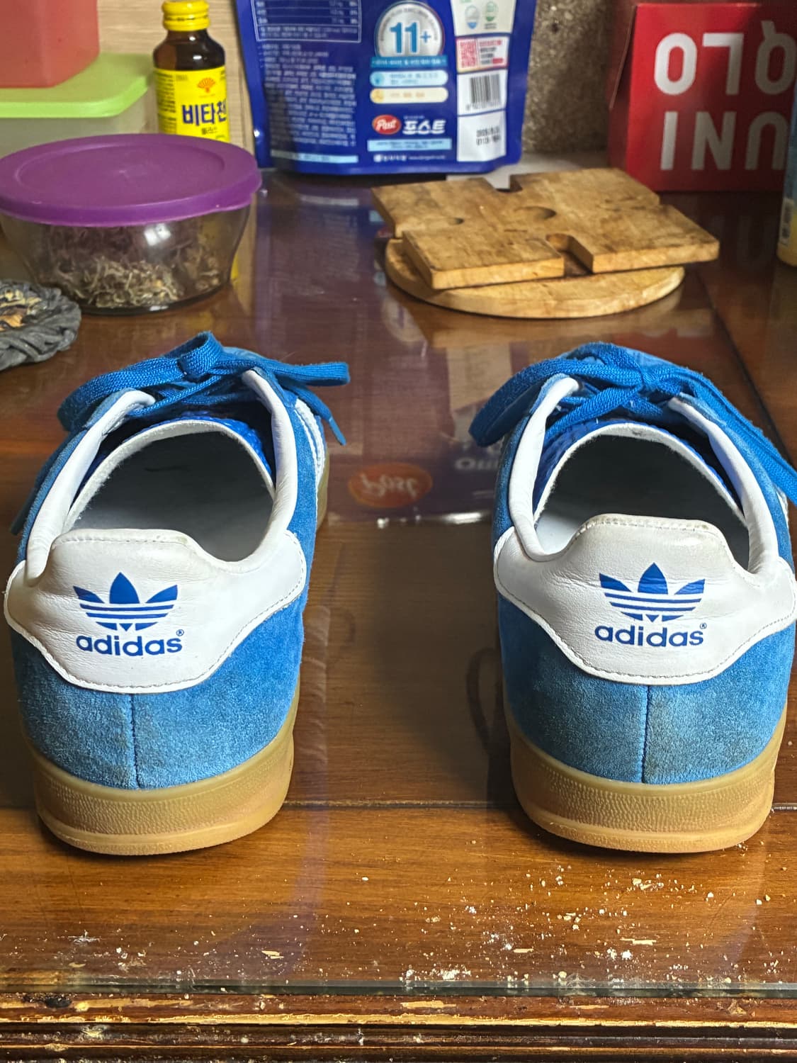 아디다스 가젤 인도어 블루 상품이미지6