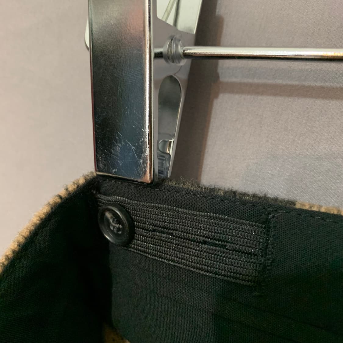 32 COS 코스 체크 울 블렌드 와이드 팬츠 바지 상품이미지5