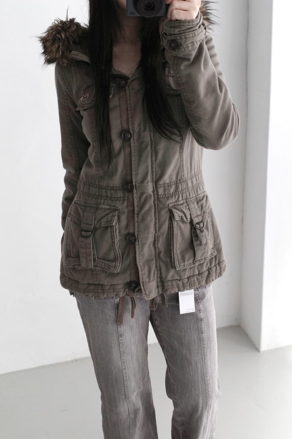 hollister) fur safari jacket 상품이미지5