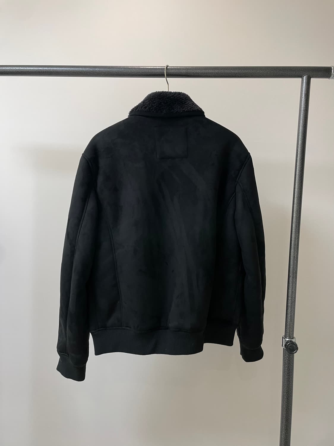 (L) DKNY 블랙 시어링 자켓 상품이미지4