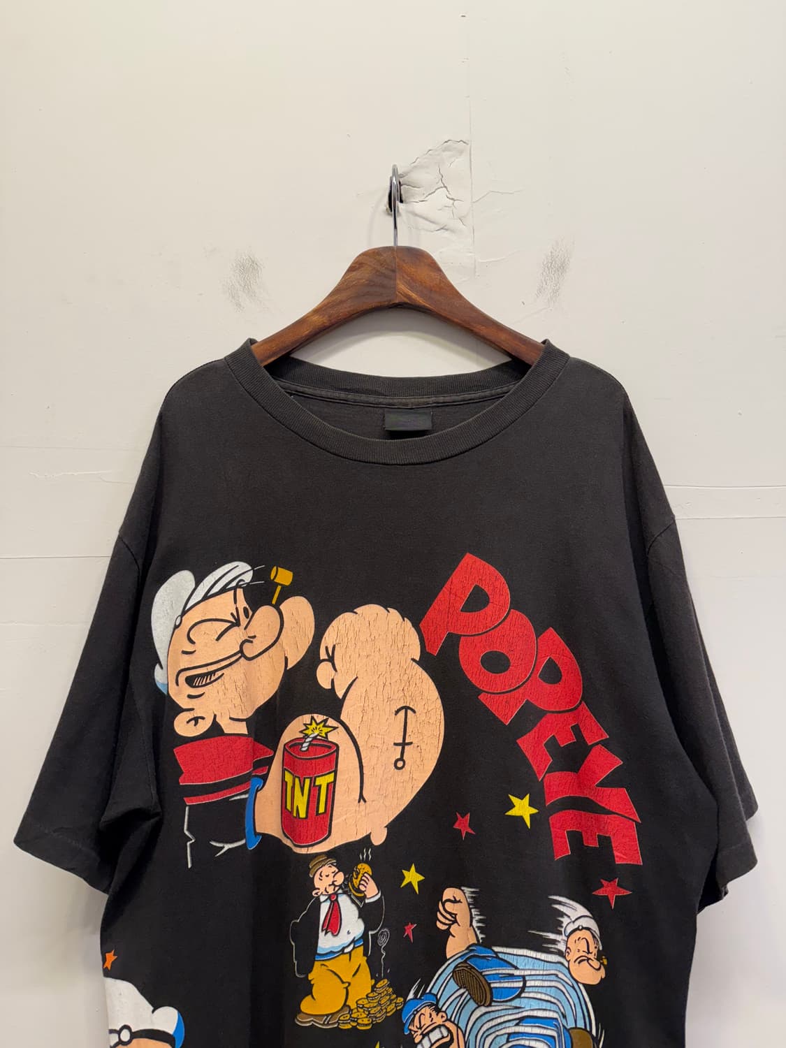 90s USA 빈티지 뽀빠이 반팔 티셔츠 상품이미지6