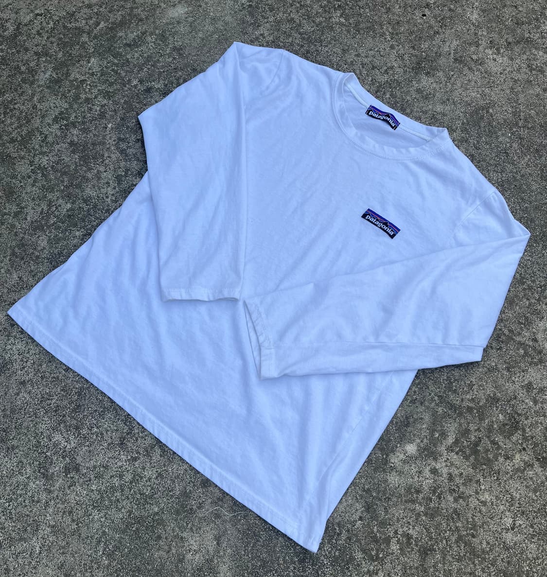 PATAGONIA / 파타고니아 긴팔티 흰색 상품이미지1
