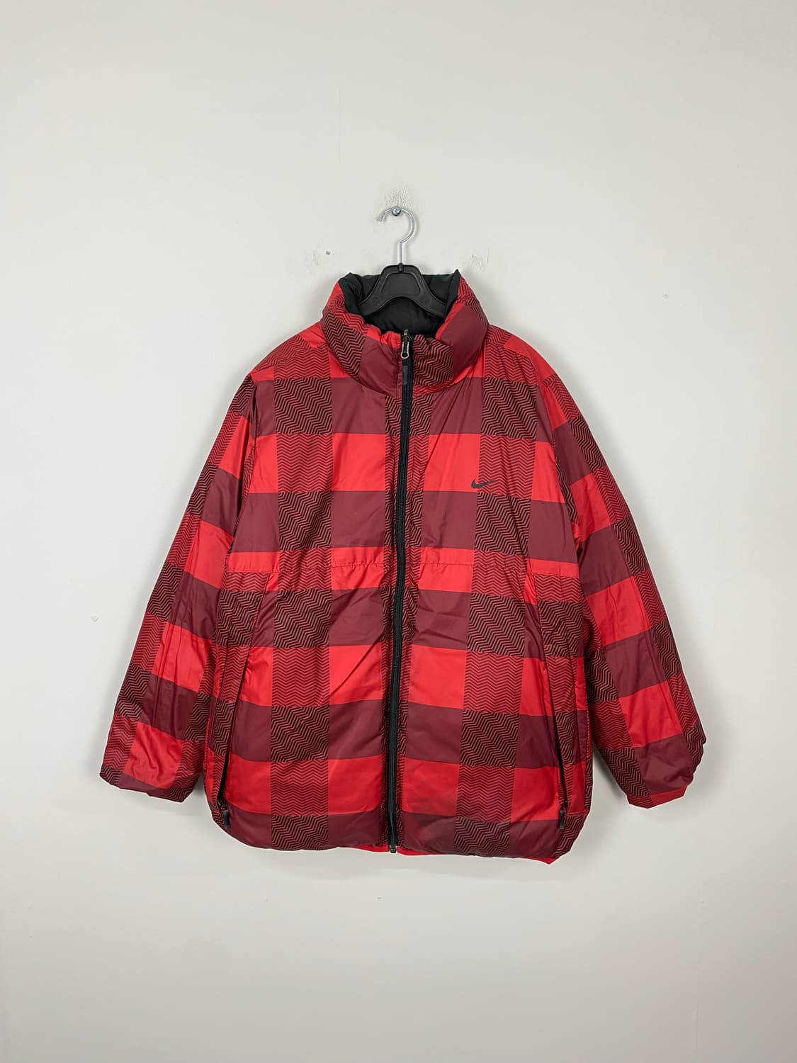나이키 리버시블 레드 다운 패딩 자켓 L 상품이미지1