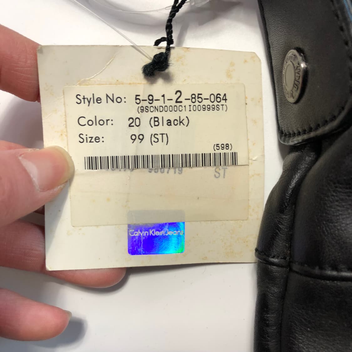 2000s 캘빈클라인 레더백 상품이미지4