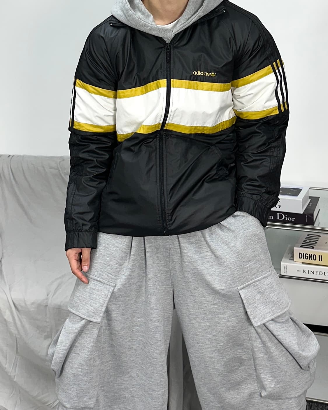 아디다스 00s 베켄바우어 골드 바람막이 100 상품이미지2