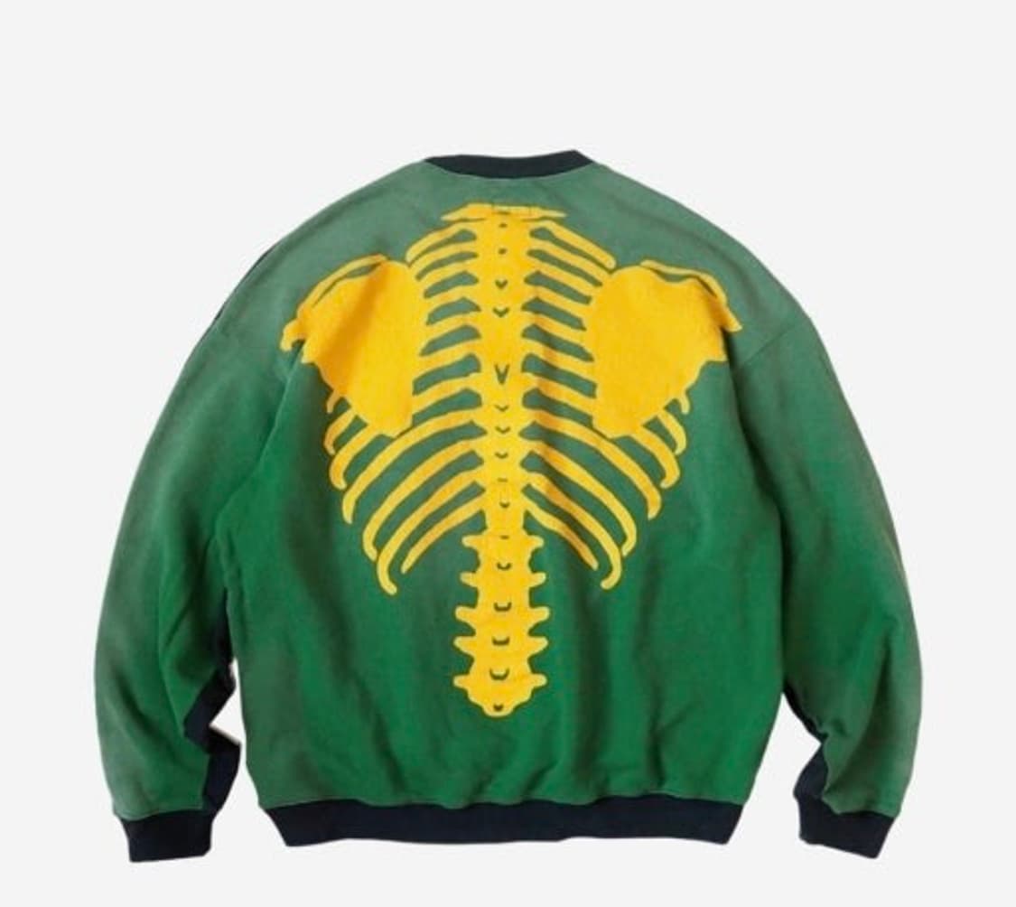 캐피탈 투톤 본 맨투맨 상품이미지1