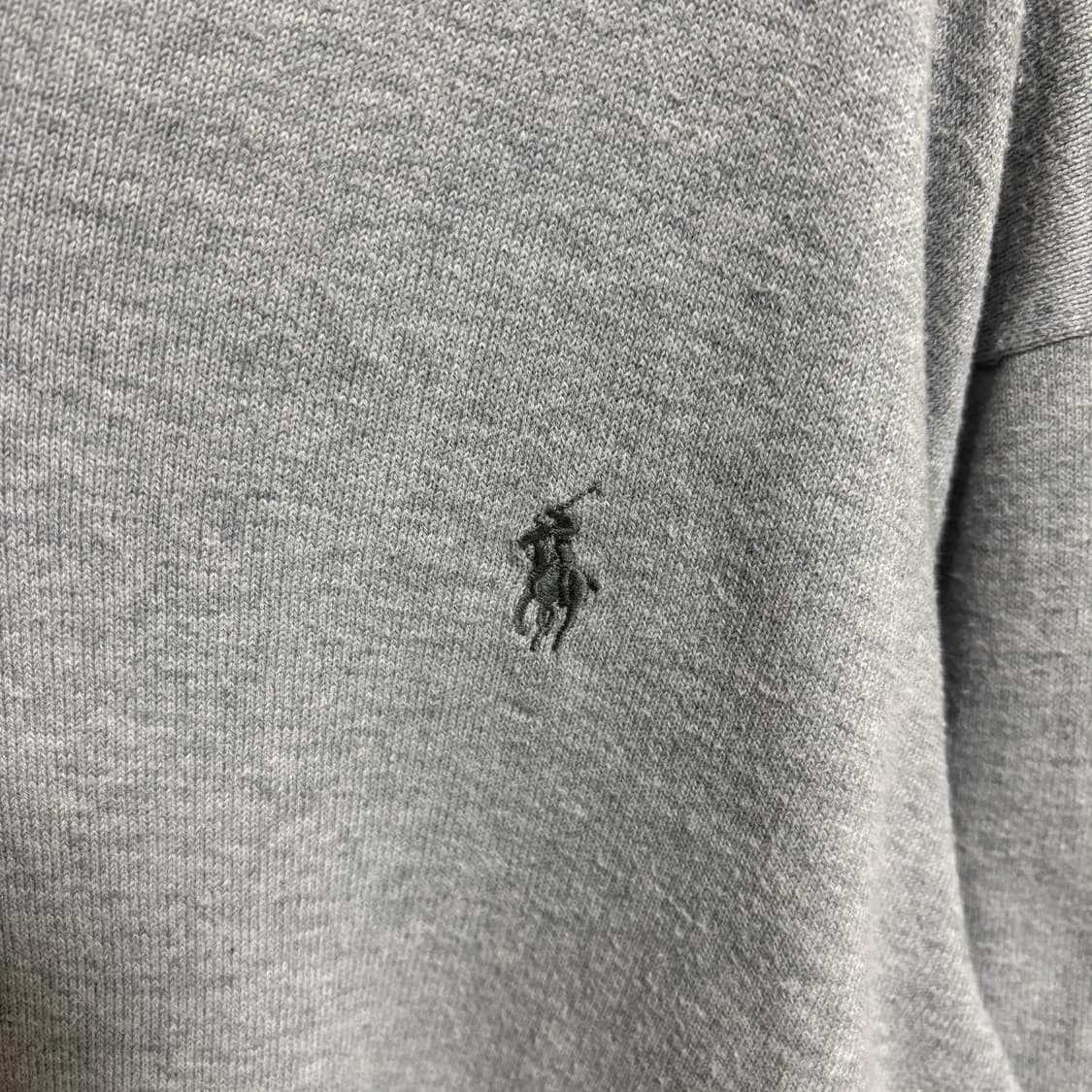 폴로 랄프로렌 피마코튼 V넥 니트 / 그래이, XL 상품이미지5