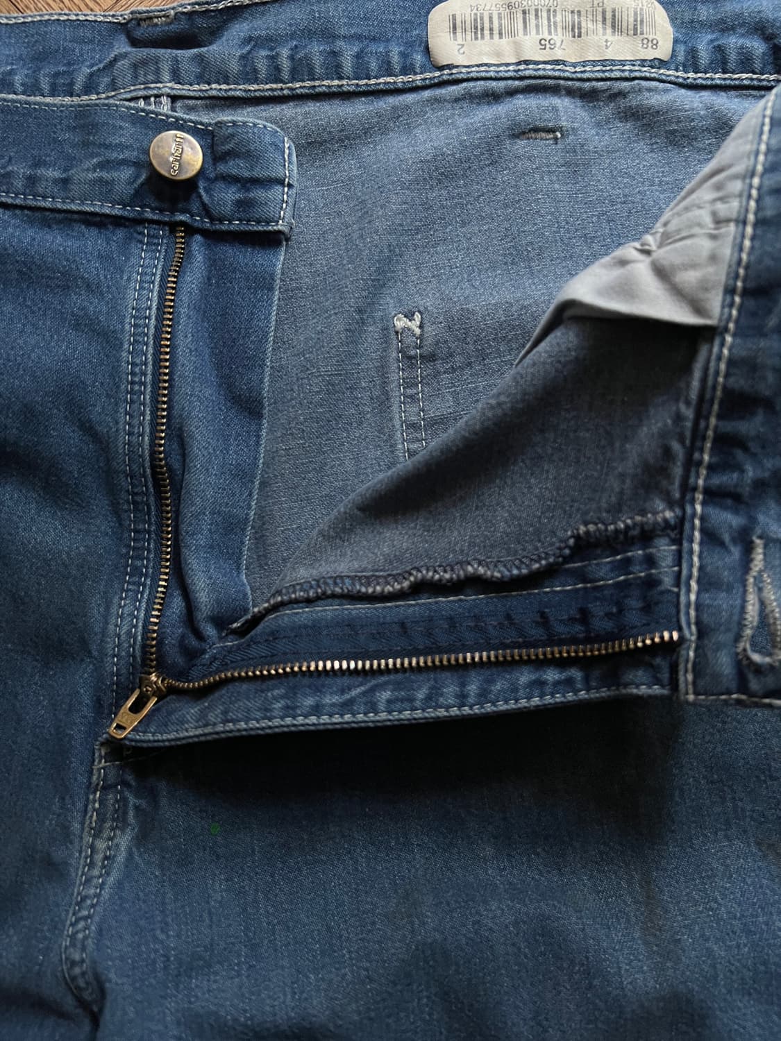 [38]칼하트 USA 덩가리핏 싱글니 워크 데님 팬츠 상품이미지3