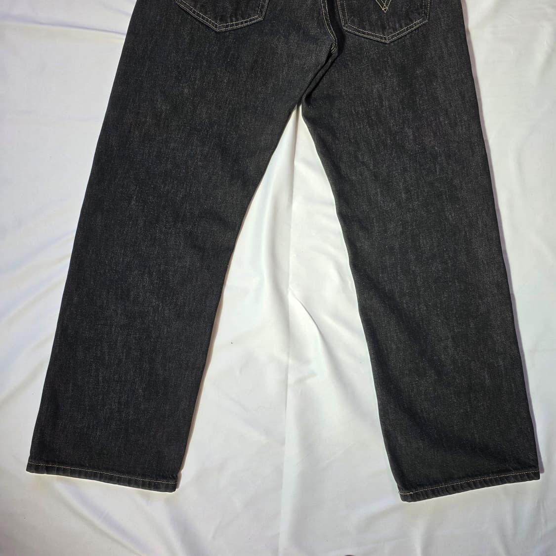 [W29L30]00s 리바이스 569 루즈스트레이트핏 블랙 데님팬츠 상품이미지9