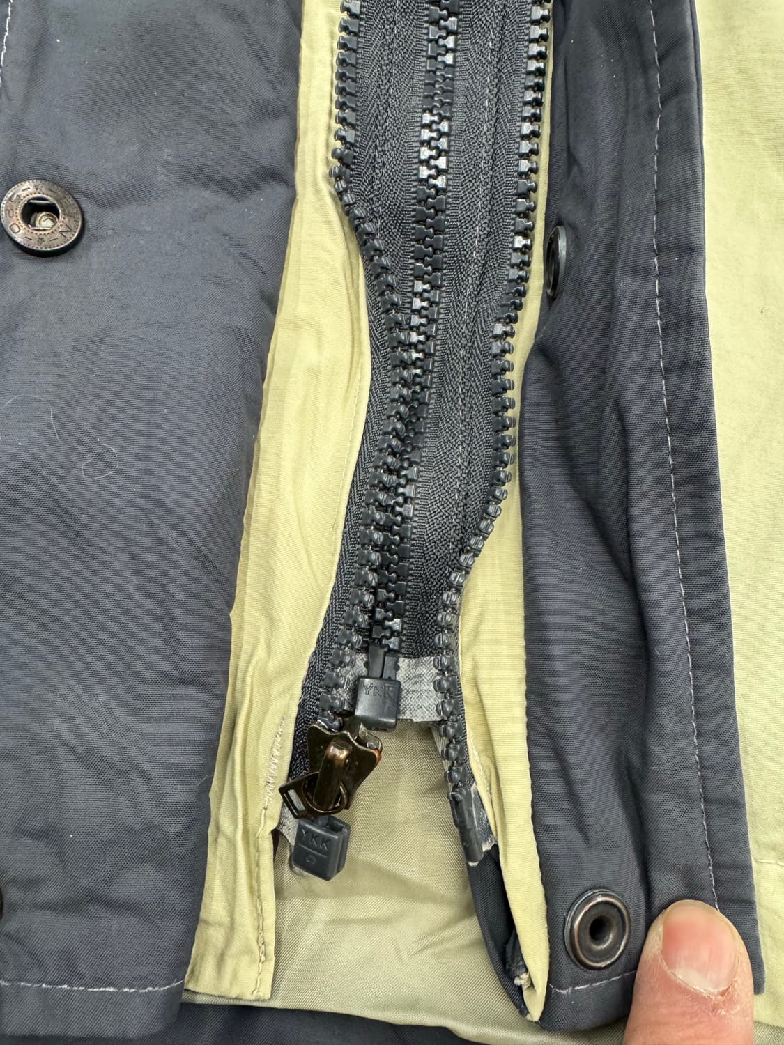 XL)콜롬비아 빈티지 올드스쿨 베이지 바람막이 트랙자켓 상품이미지4