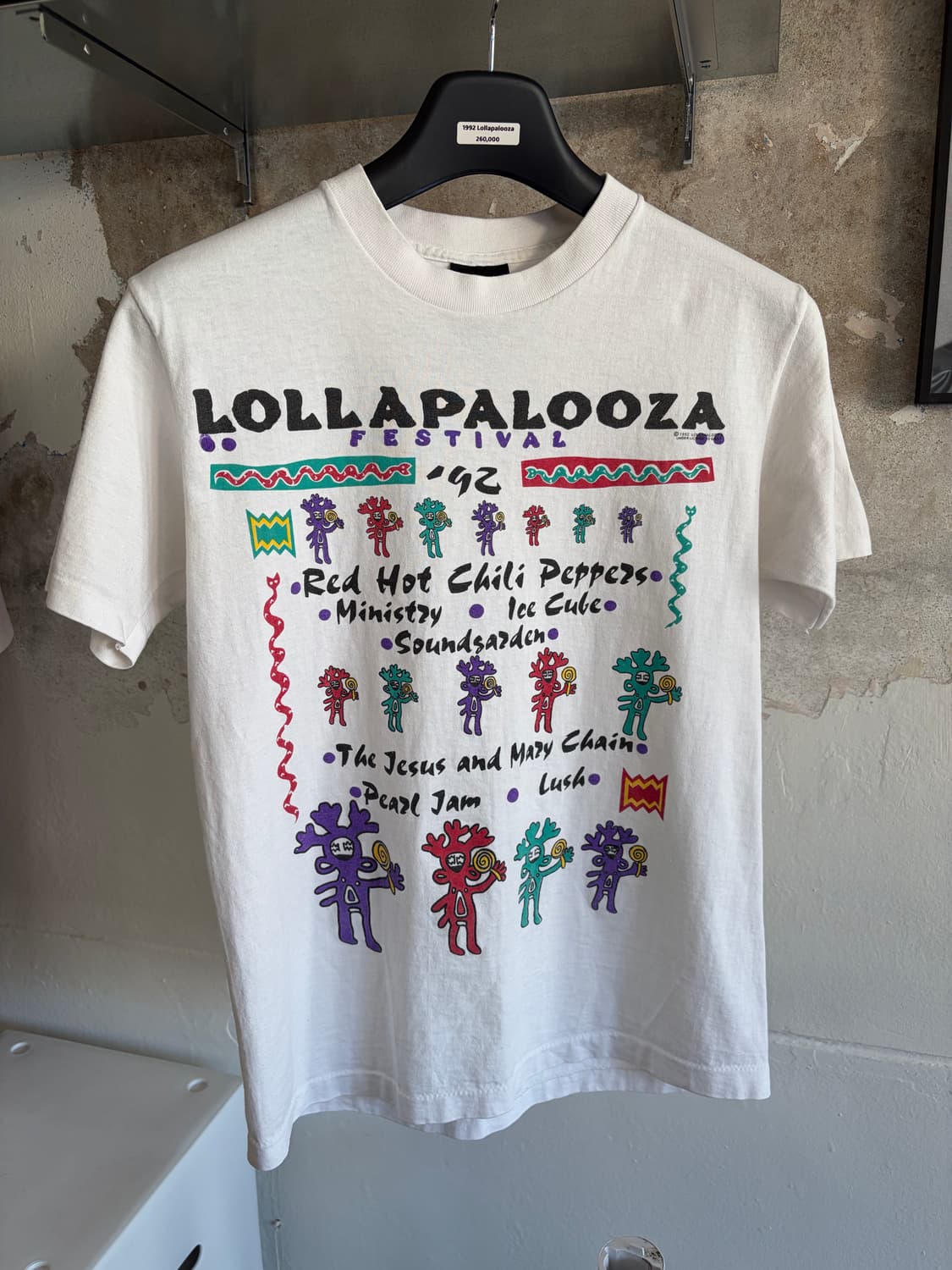 1992 롤라팔루자 티셔츠 상품이미지1