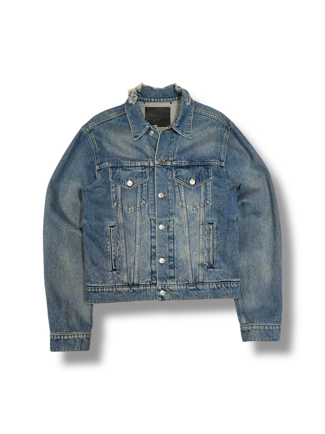 발렌시아가 2017 웨이브로고 데님 트러커 자켓 (M)  상품이미지3