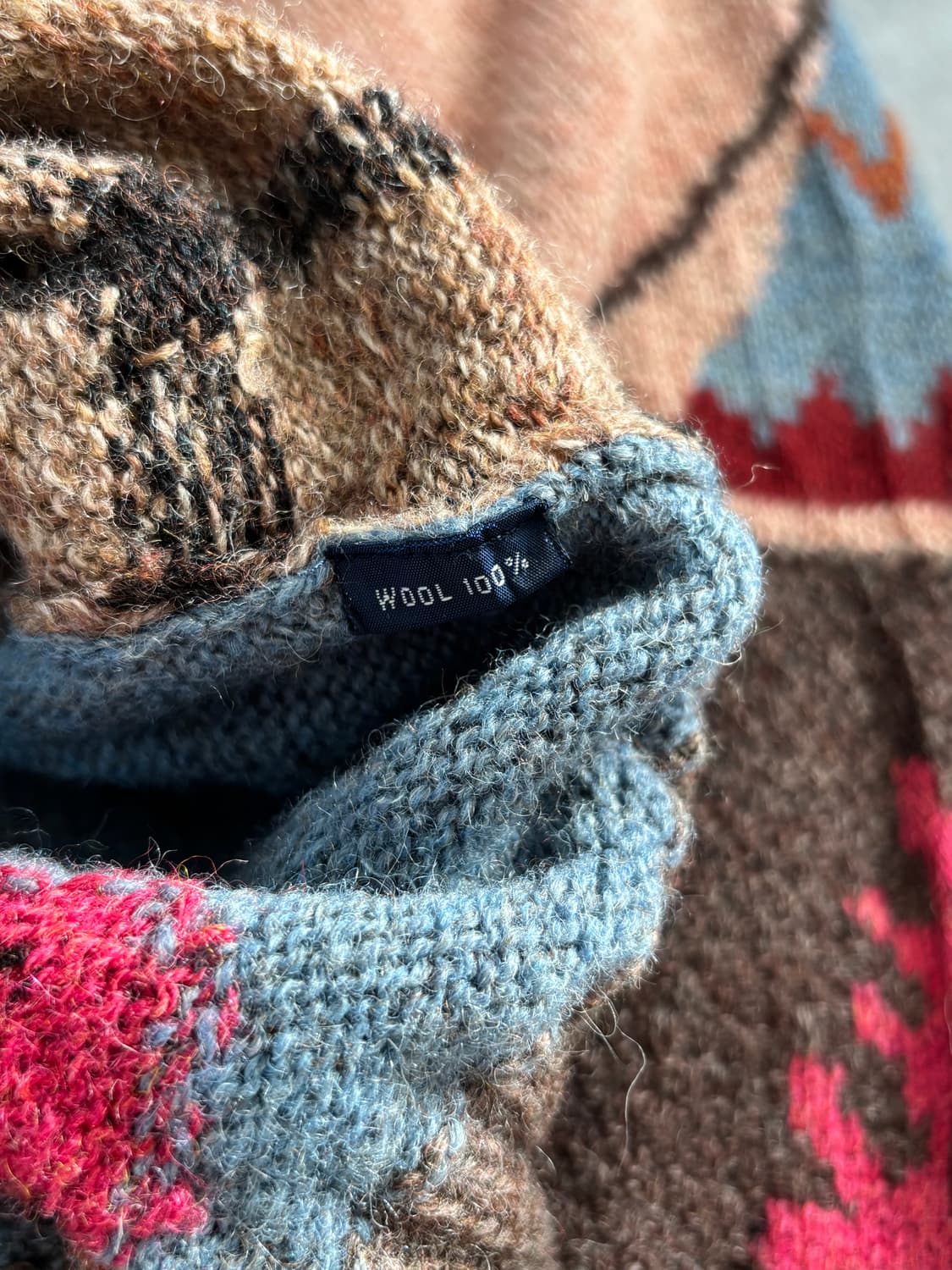 폴로랄프로렌 90‘s 플래그 패치워크 니트 상품이미지9