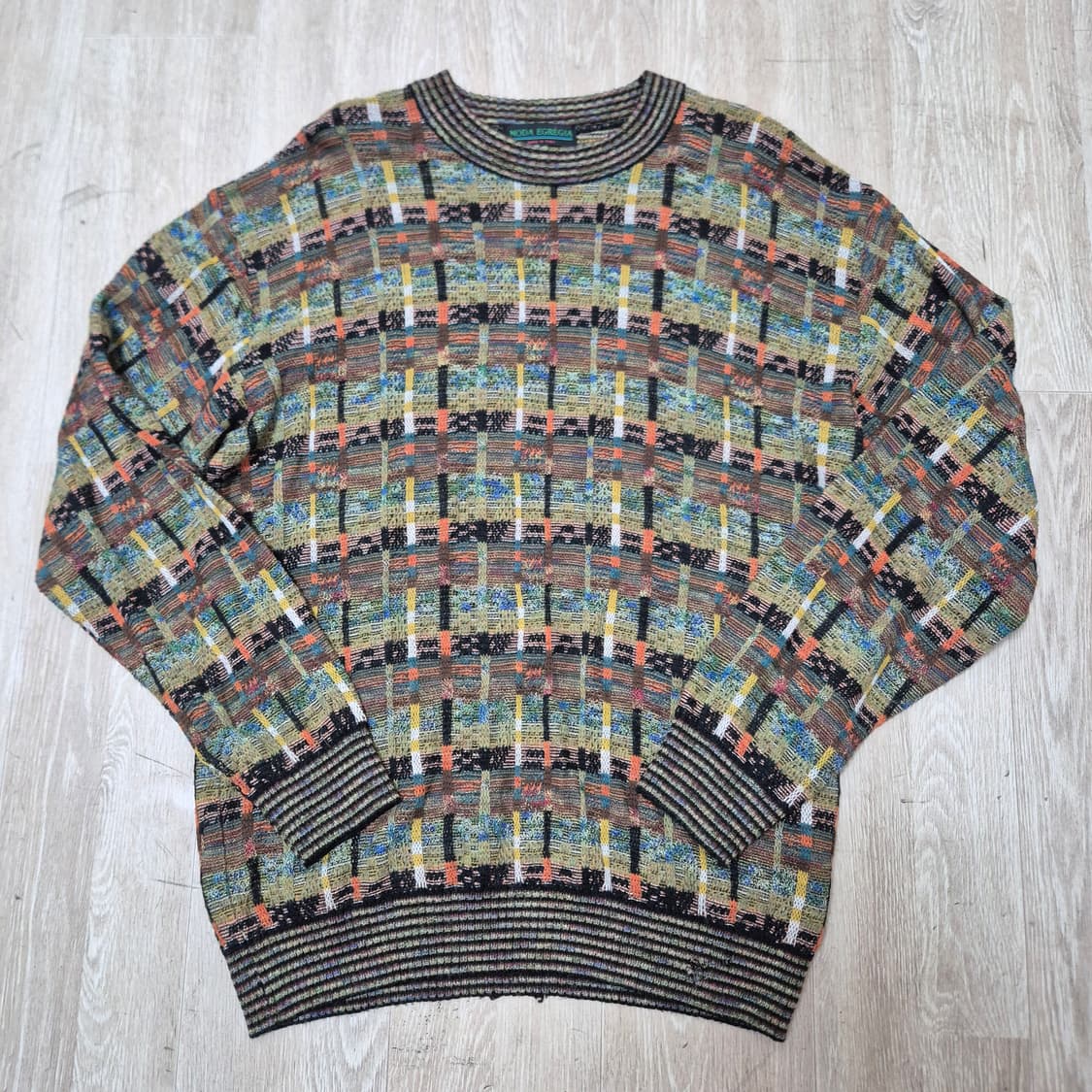 모다 에그레자 이태리 케이블 니트 상품이미지1